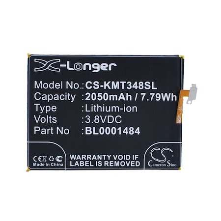 Bsc Preferred Kazam Thunder 348 Tornado 348 Mobile Phone Replacement Battery CS-KMT348SL